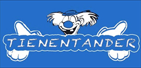 Dit is het logo van mijn carnaval groep Tienentander. Het logo is een clown.