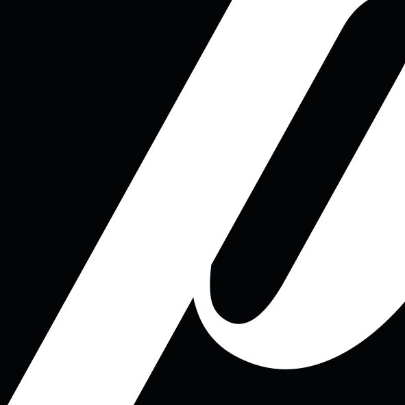 abstractie van de letter d in het lettertype bodoni MT