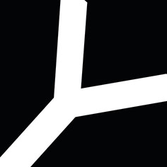 abstractie van de letter y in het lettertype gill sans MT
